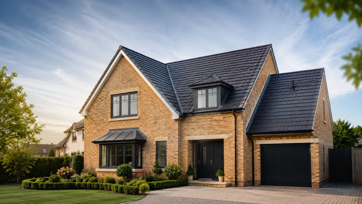 New tiled roof installation on a residential property serving Leicester and Nottingham